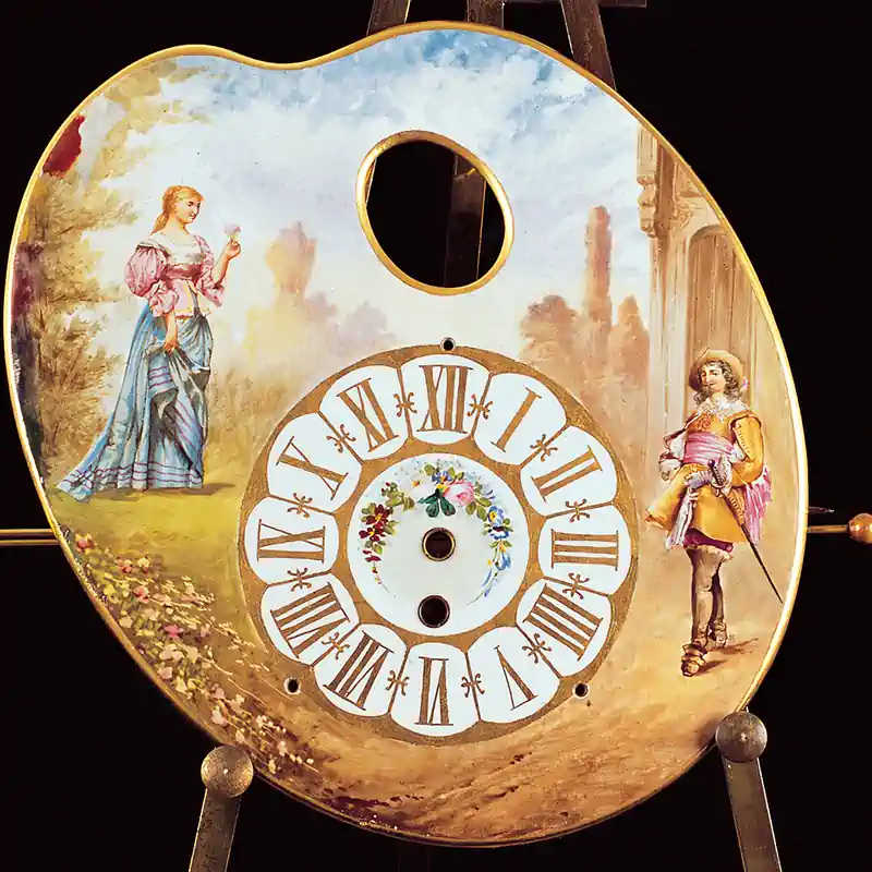 French Easel Clock Re-gilding - After French Easel Clock Re-gilding - After