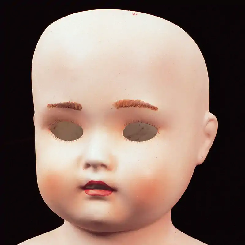 German Bisque-Headed Doll Restoration - After