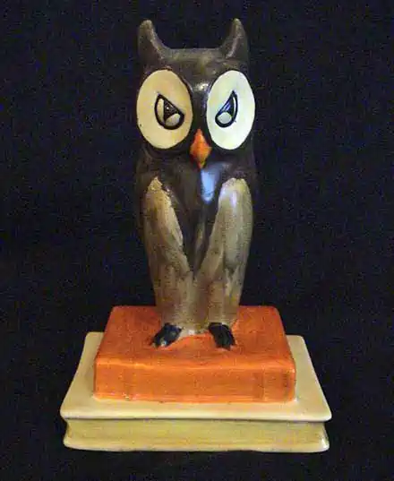 Myott Owl Bookend Restoration Myott Owl Bookend Restoration