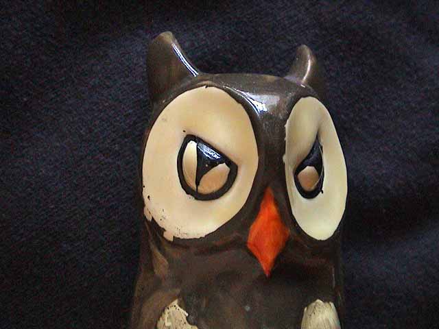 Myott Owl Bookend Restoration - Before