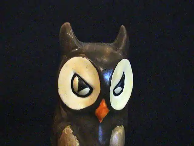 Myott Owl Bookend Restoration - After Myott Owl Bookend Restoration - After