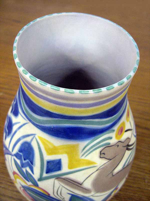 Poole Pottery Vase Restoration - After